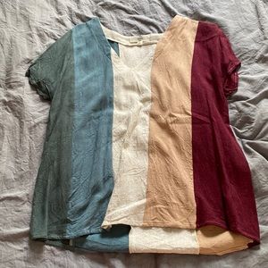 Entro color block top